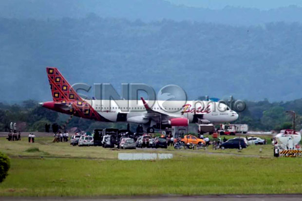 Diteror, Batik Air Mendarat...
