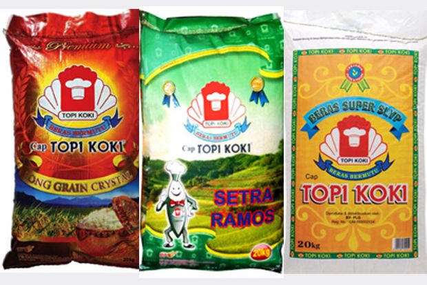 Beras Lokal Topi Koki...