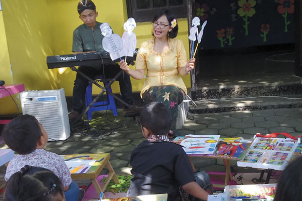 Wayang Jadi Media Belajar...