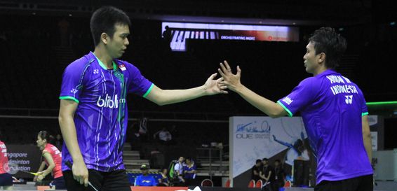 Hendra/Ahsan Maju ke...