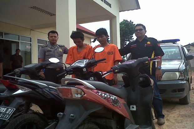Penadah dan Pelaku Curanmor...