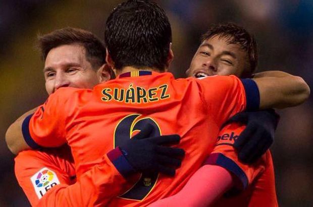 Neymar-Messi Bawa Barcelona...