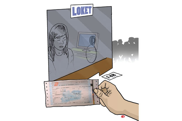 Derita Berburu Tiket