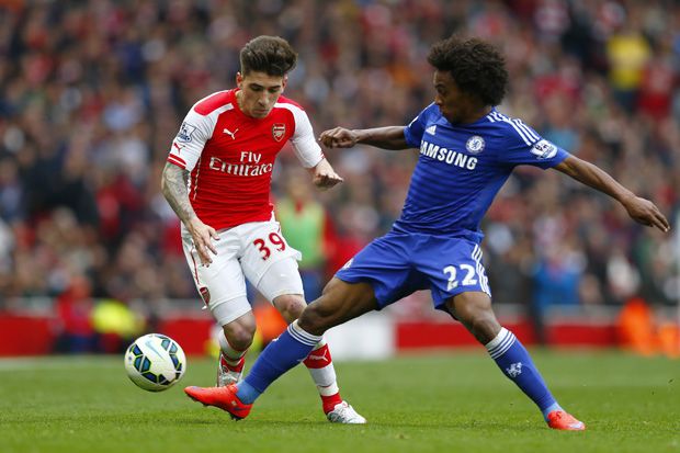 Arsenal vs Chelsea Sementara...