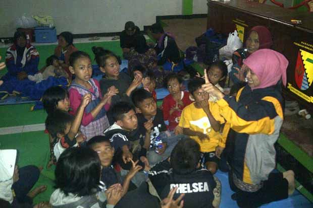 Suasana Pengungsian...