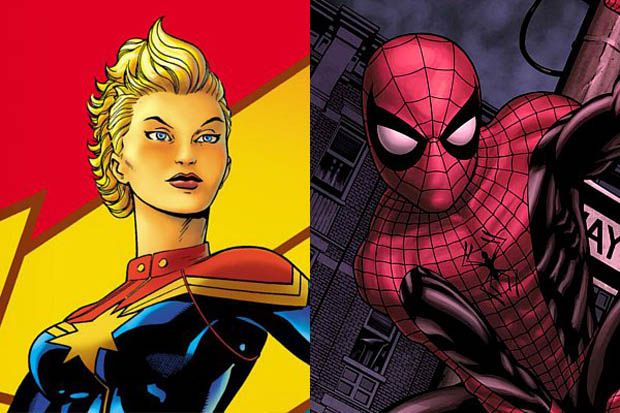 Spider-Man dan Captain...