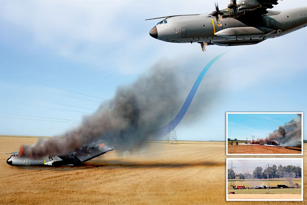Pesawat A400 M Jatuh,...