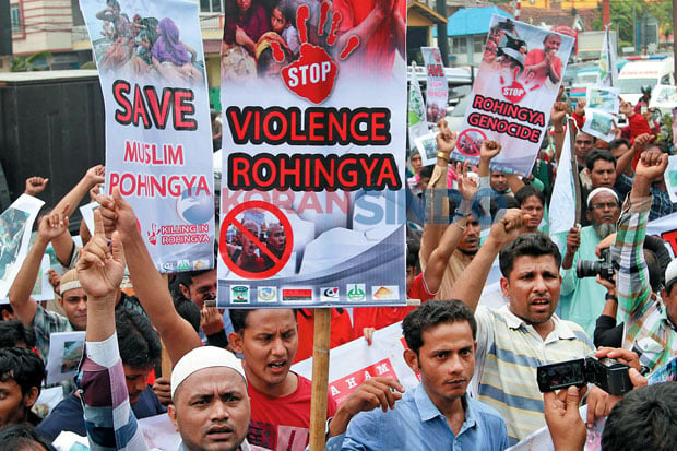 Pengungsi Rohingya Minta...