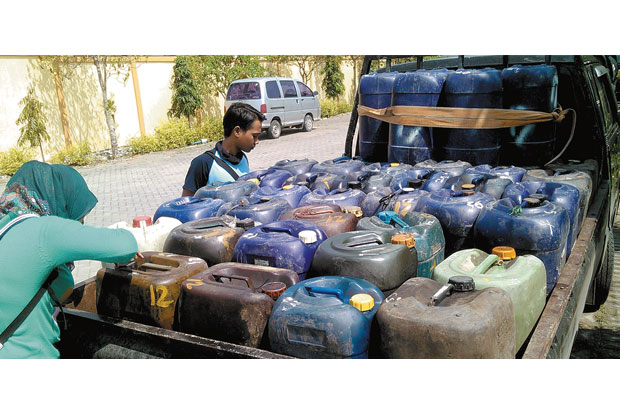 1.400 Liter Solar Ilegal...