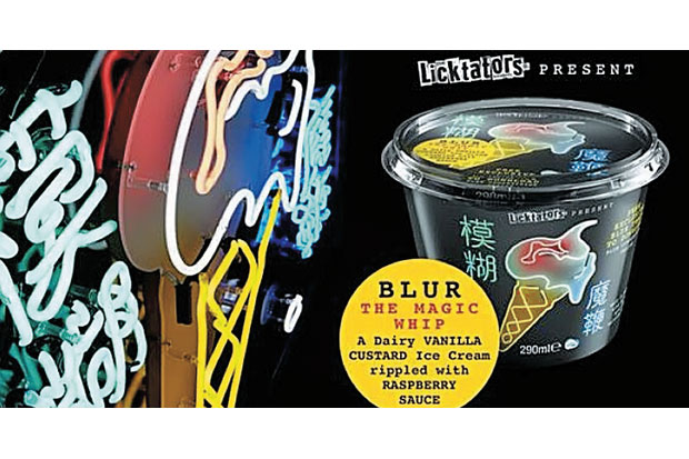 Blur Luncurkan Es Krim...