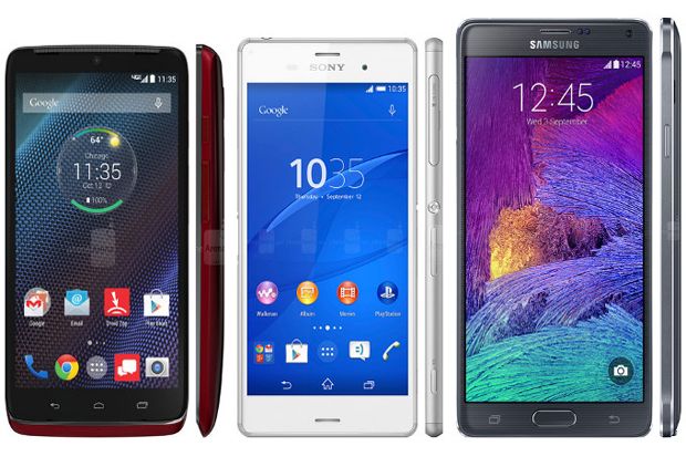 Lima Smartphone dengan...