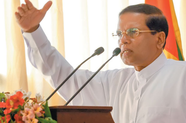 Sirisena Dukung Militer...