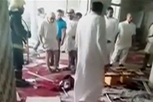 Bom di Masjid Saudi,...