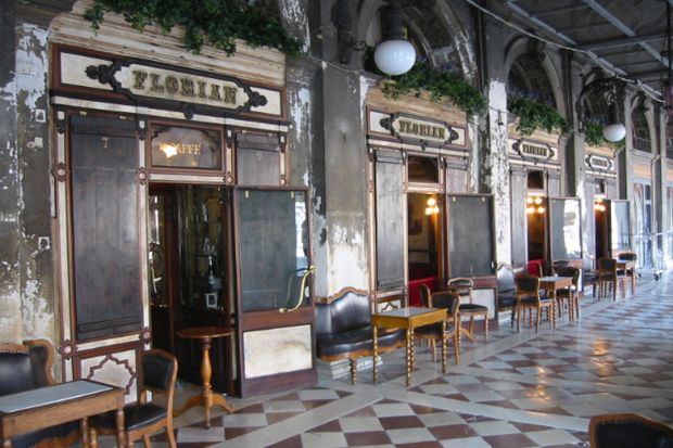 Caffee Florian, Kedai...