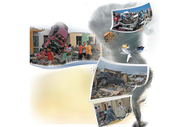 Tornado Hantam Perbatasan...