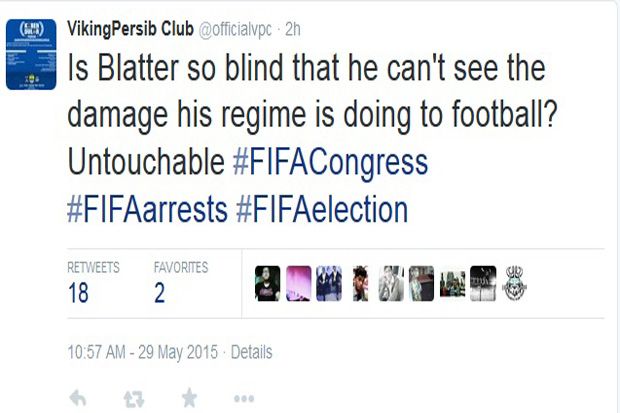 Hastag #FIFACongress...