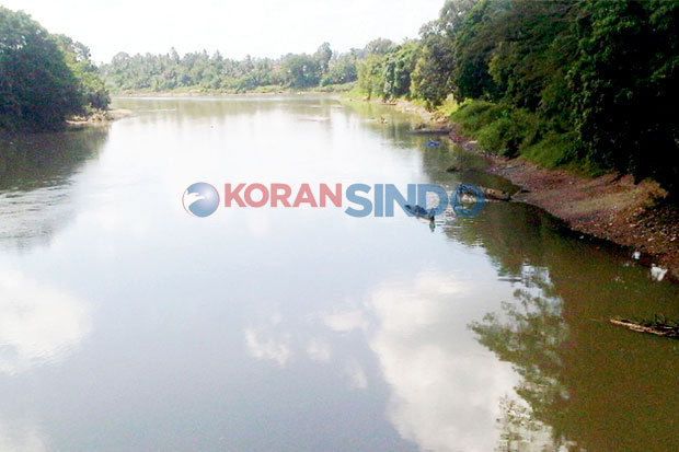 Sungai di Muaraenim...
