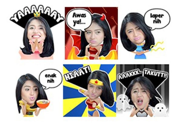 Dewi Persik Ada di WeChat