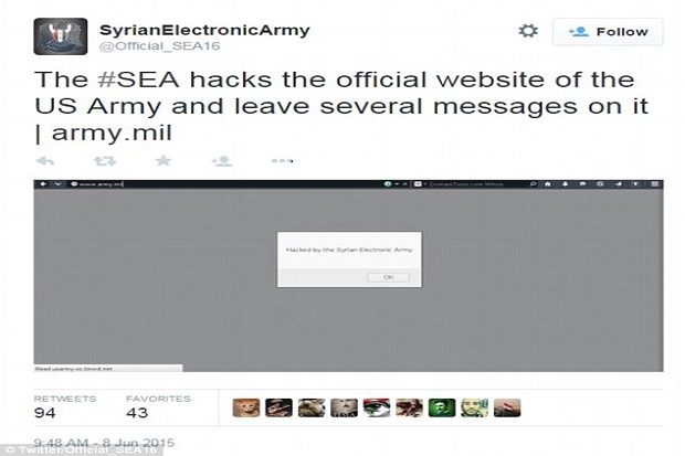 Hacker Suriah Retas...