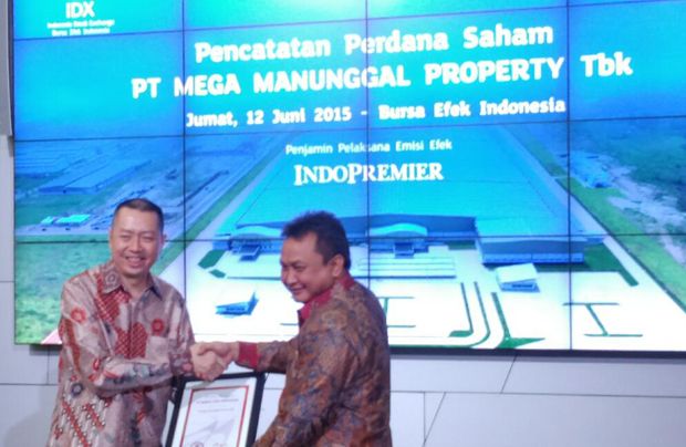 Listing, Saham Mega...