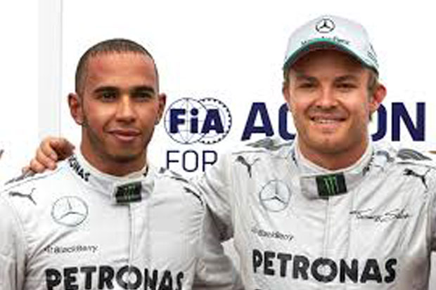 Rosberg- Hamilton Selisih...