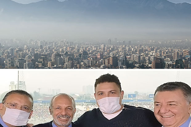 Polusi Santiago Membayangi...