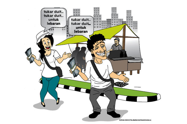 Tukar Uang di Jalan...