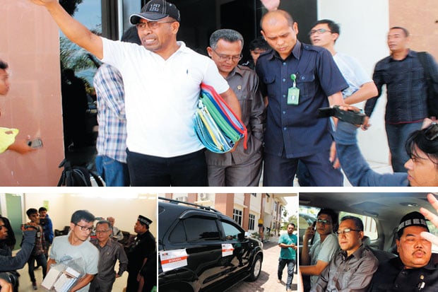 KPK Resmi Tahan 5 Tersangka...