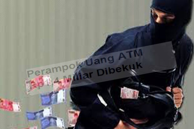 Perampok Uang ATM Rp1,4...