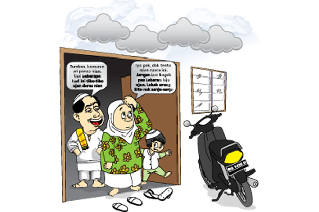 Cuaca Mendung Warnai...