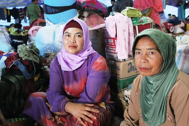 Lebaran di Pengungsian...