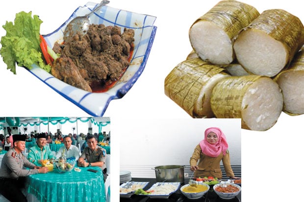 Lontong dan Lemang Rendang...