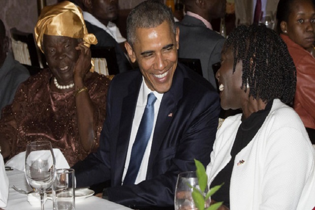 Ketika Obama Lepas Kangen...