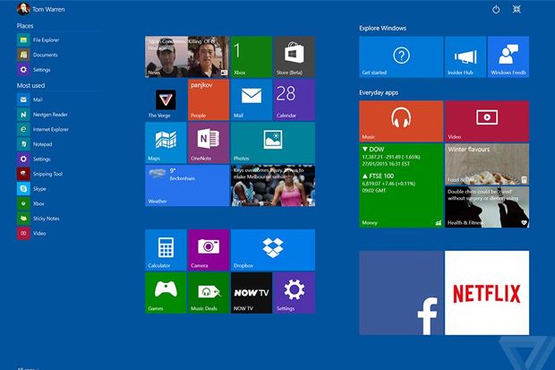 Windows 10 Diharapkan...