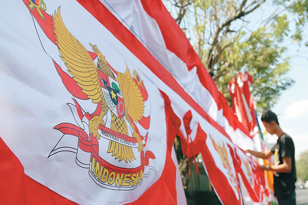 Pedagang Bendera Musiman...