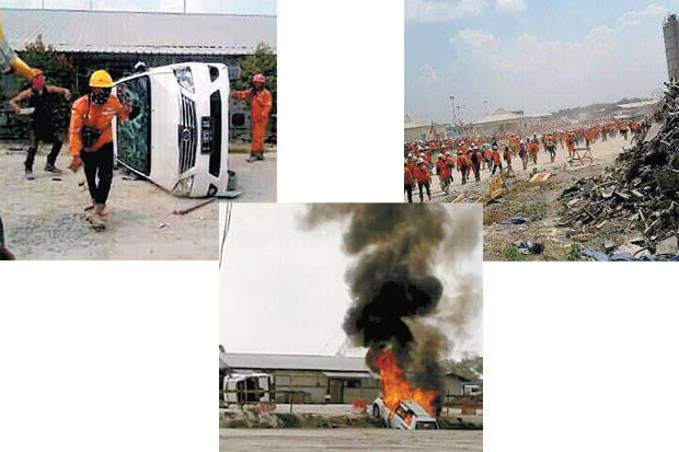 Ribuan Pekerja Blok...