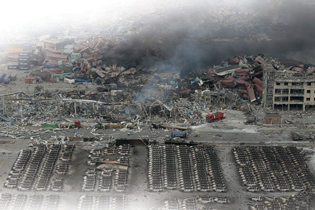Gudang di Tianjin Tidak...