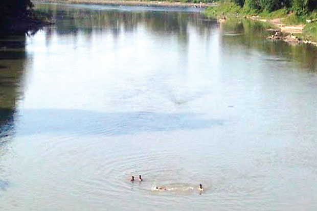 Sungai Lematang Tercemar...