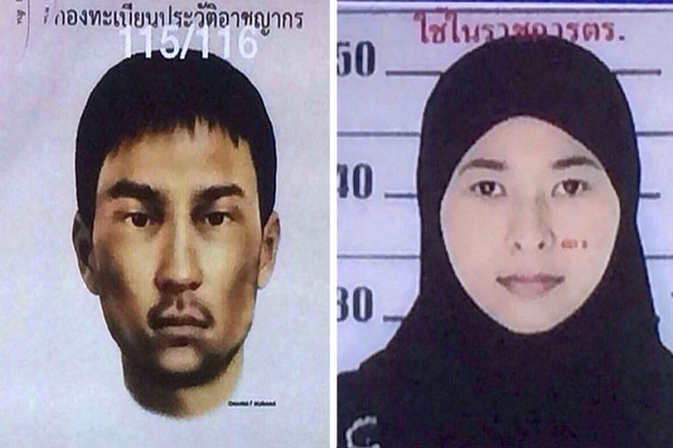 Polisi Thailand Buru...