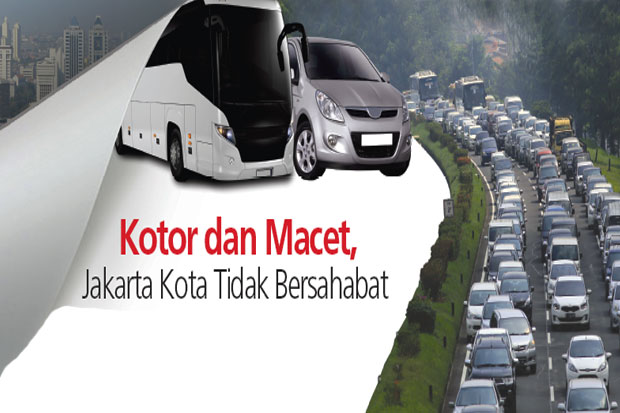 Kotor dan Macet, Jakarta...