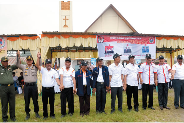 Tiga Calon Bupati Humbahas...