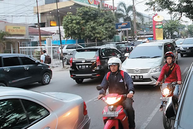 Kemacetan Jalan Sei...