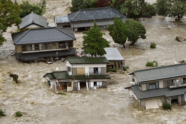 Banjir Terjang Jepang...