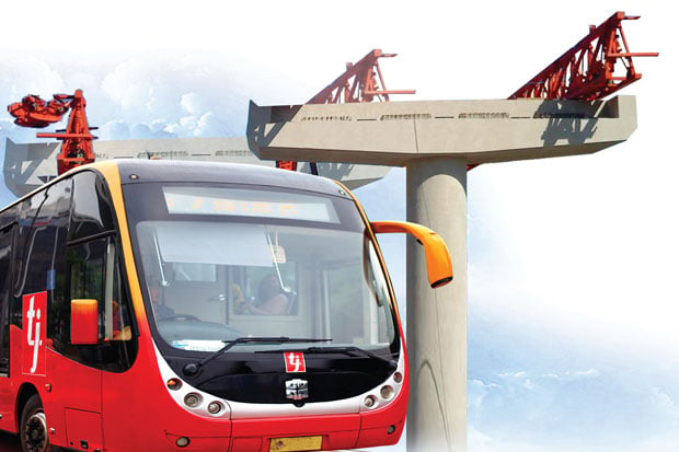 Pembangunan Busway Layang...