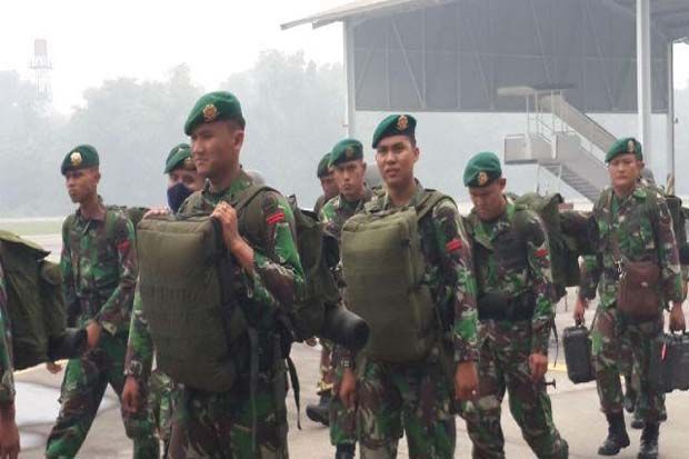 Riau Darurat Asap, Pasukan...