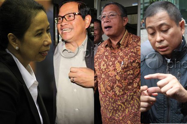 Para Menteri Saling...