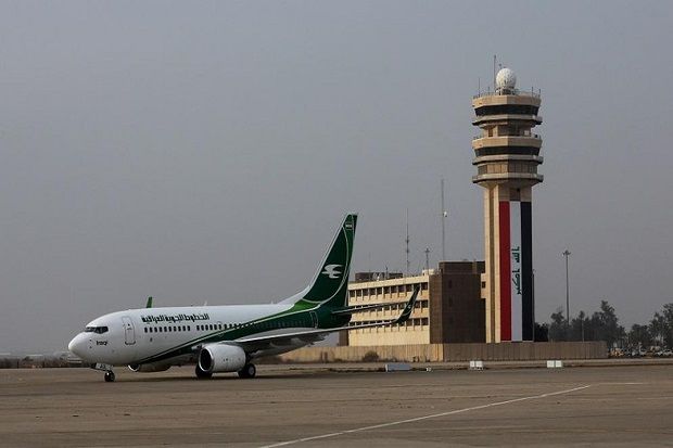 Bandara Baghdad Dihantam...