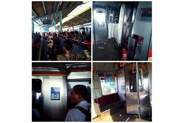 Kereta Tabrakan, Commuter...