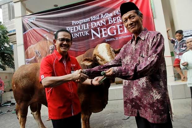 Telkomsel Serahkan Hewan...
