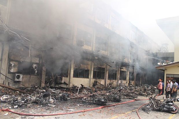 Mapolda Jateng Terbakar,...